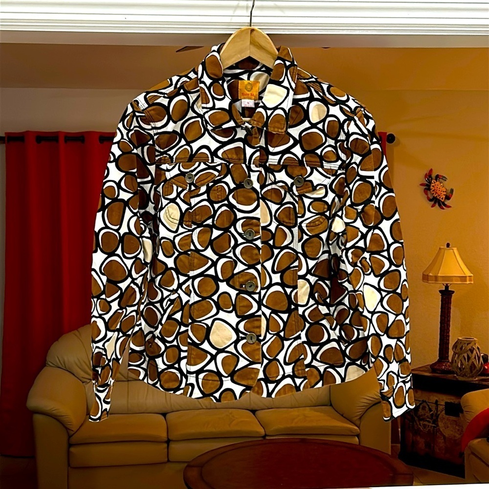 Ruby Rd Women’s Denim Button Front Jacket Size 12 - image 2